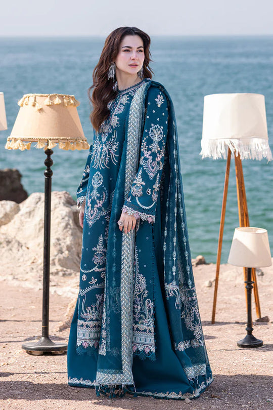 Zara Shahjahan 3 PIECE Embroidered Shirt With Embroidered Bamber Dupatta