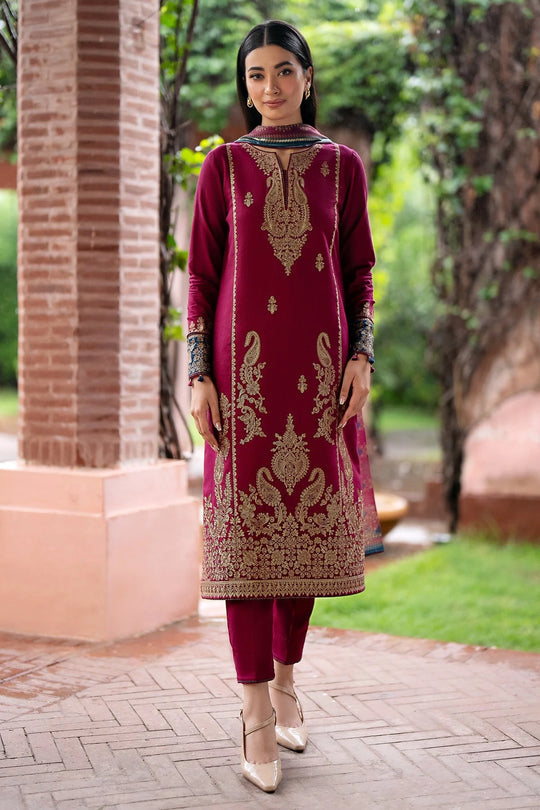 Jazmin 3Pc Lawn Embroidered Shirt With Printed Lawn Dupatta