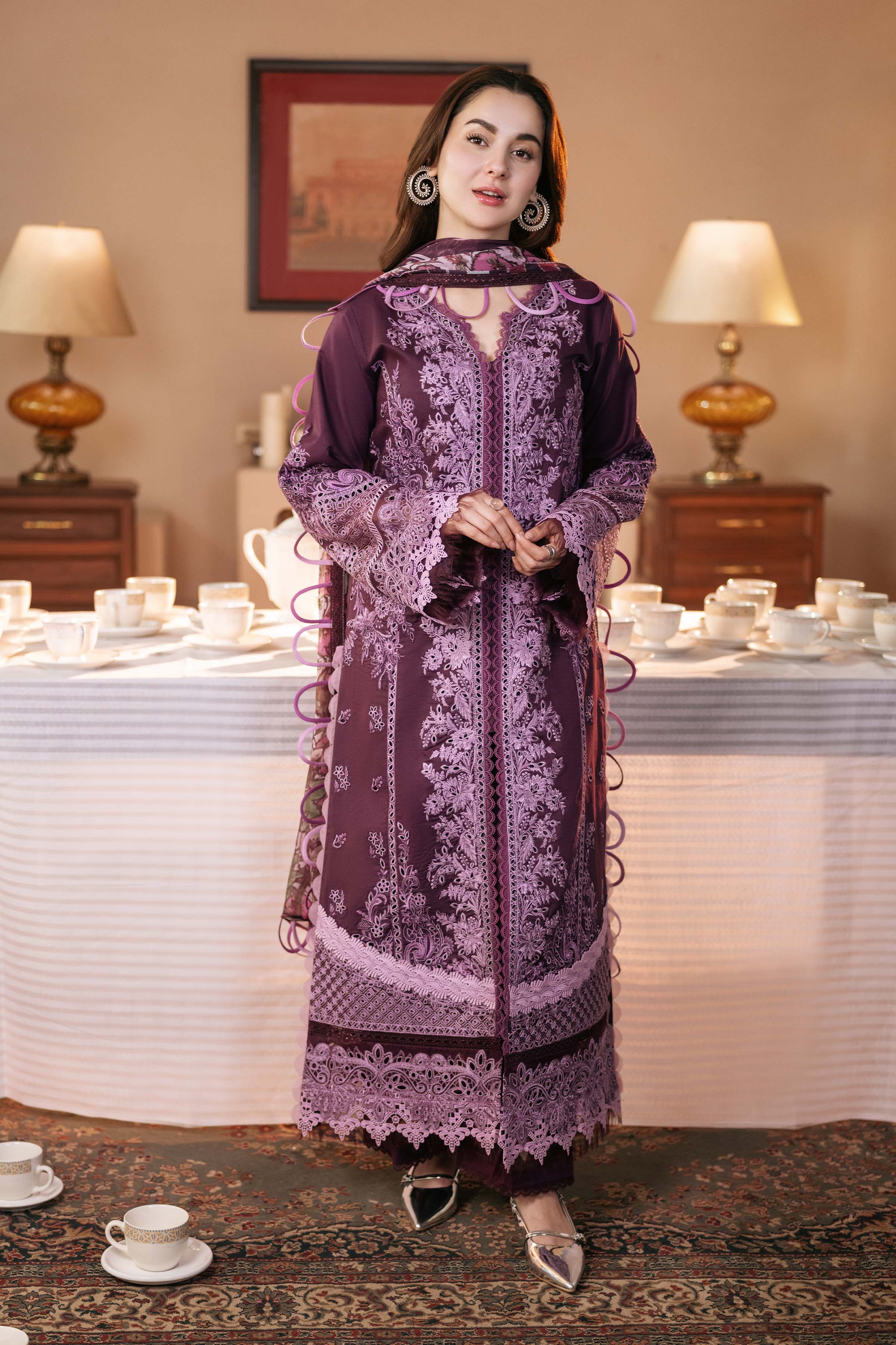 Click to enlarge Jade - Winter 3PC Dhanak Embroidered Suit