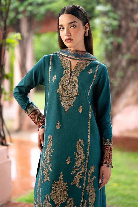Jazmin 3Pc Lawn Embroidered Shirt With Printed Lawn Dupatta