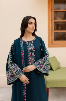 Sapphire - Winter 3PC Dhannak Embroidered Suit