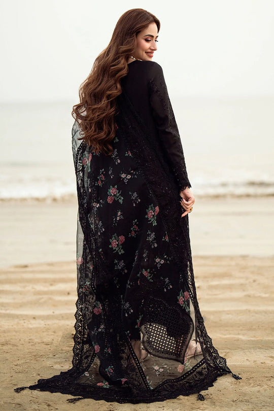 NUREH - 3PC LAWN EMBROIDERED SHIRT WITH LAWN PRINTED EMBROIDERED DUPATTA