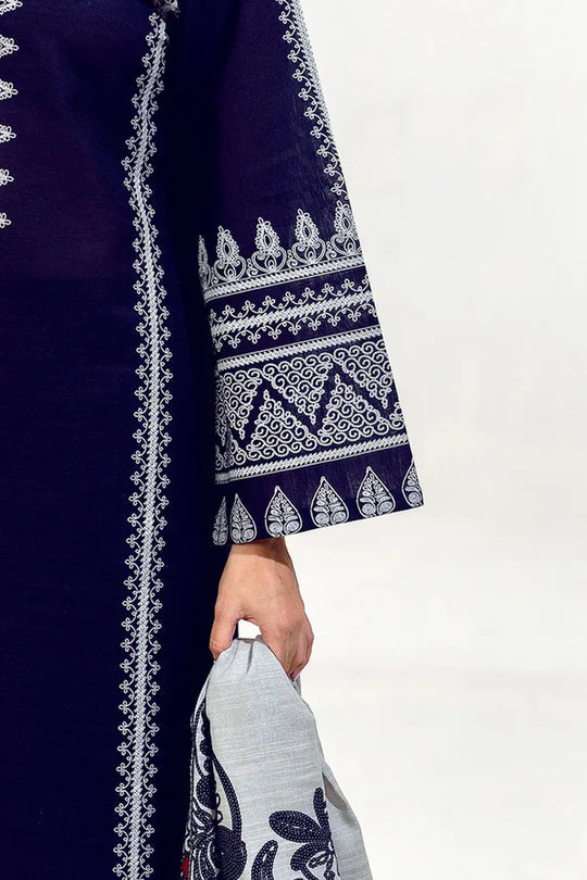 BEECHTREE-3PC LAWN EMBROIDERED Suite  With Printed Dupatta