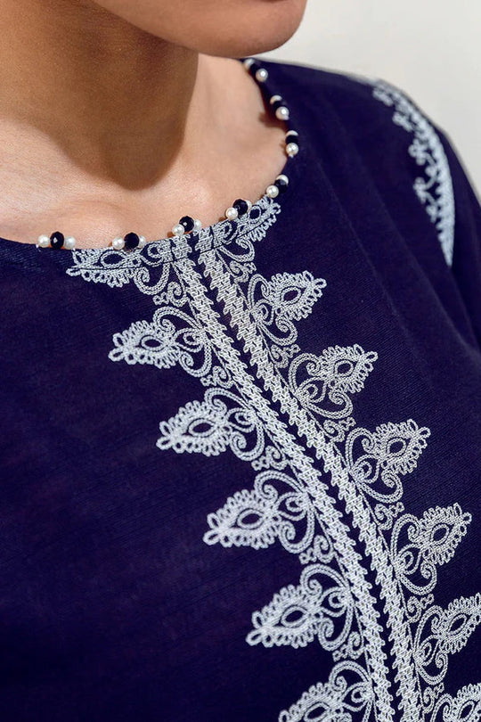 BEECHTREE-3PC LAWN EMBROIDERED Suite  With Printed Dupatta